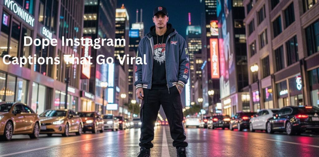 Viral Instagram aesthetic with a stylish confident person, trendy urban vibes, and bold social media energy.