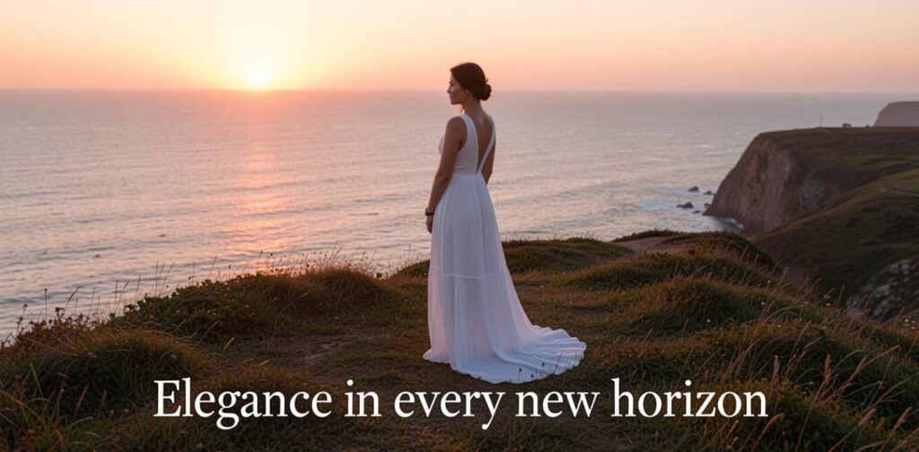 Elegant Captions for Instagram for Travel Photos’ with modern typography and scenic aesthetics