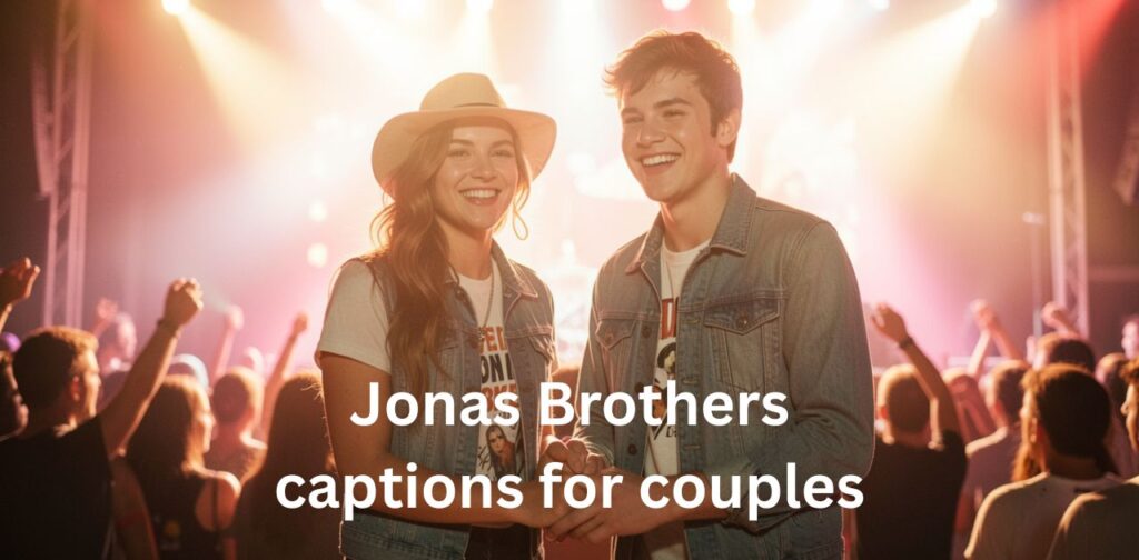 Jonas Brothers captions for couples featuring romantic, cute, and music-inspired Instagram caption ideas for love, bonding, and relationship moments.