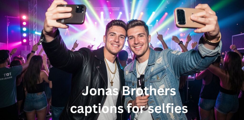 Jonas Brothers captions for selfies featuring fun, stylish, and trendy Instagram caption ideas inspired by music vibes and fan moments.