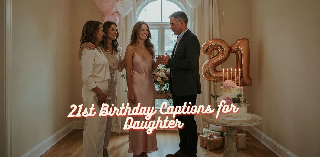 21st Birthday Captions for Daughter — sweet, loving, and heartfelt caption ideas for celebrating your daughter’s 21st birthday.