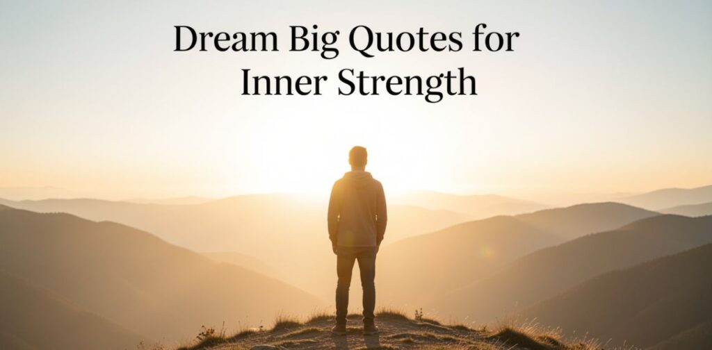 Dream Big Quotes for Inner Strength – Inspirational Words to Build Confidence, Courage, Hope, and Resilience