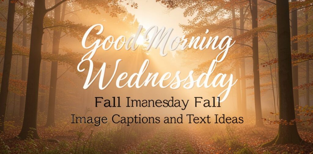 Good Morning Wednesday Fall Image Captions and Text Ideas