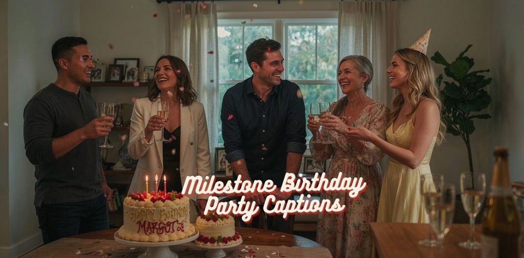 Milestone Birthday Party Captions for celebrating a special birthday with fun, memorable, and festive caption ideas.